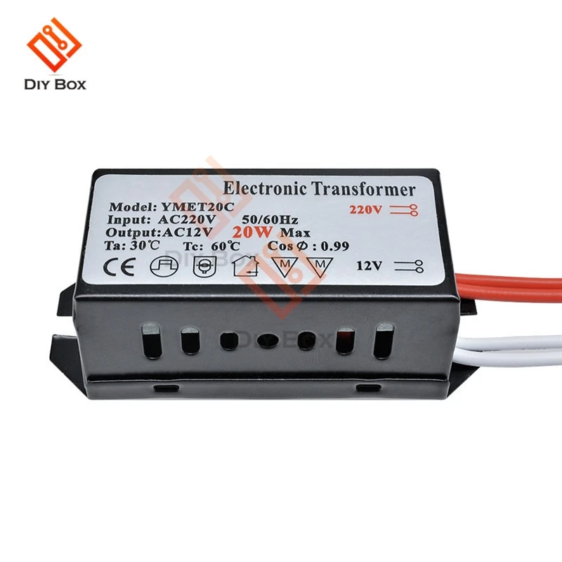 20W AC 220V to 12V Step Down Voltage Converter Power Transformer Regulator LED Driver for Smart Home LED Light Ceiling Cabinet 20W AC 220V to 12V Step Down Voltage Converter Power Transformer Regulator LED Driver for Smart Home LED Light Ceiling Cabinet