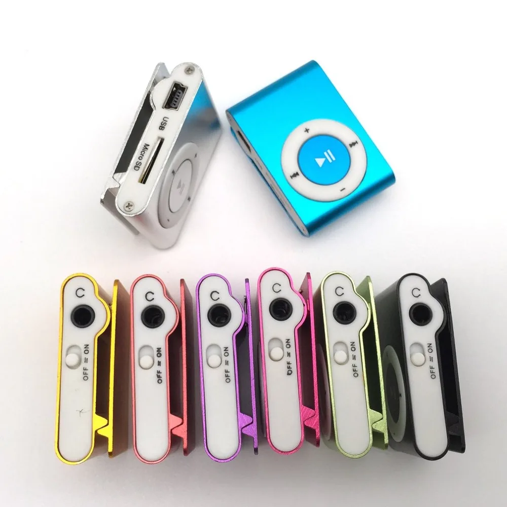 Портативный металлический экран, карта, Mp3, железный зажим, Mp3 плеер, студенческий спортивный плеер, креативный Mp3 плеер, подарок
