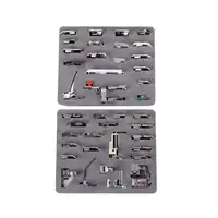 INNE 32/42/52/62pcs/Set Sewing Machine Presser Feet Home Accessories Kit Domestic Tools Multifunction For Brother Singer Parts 2