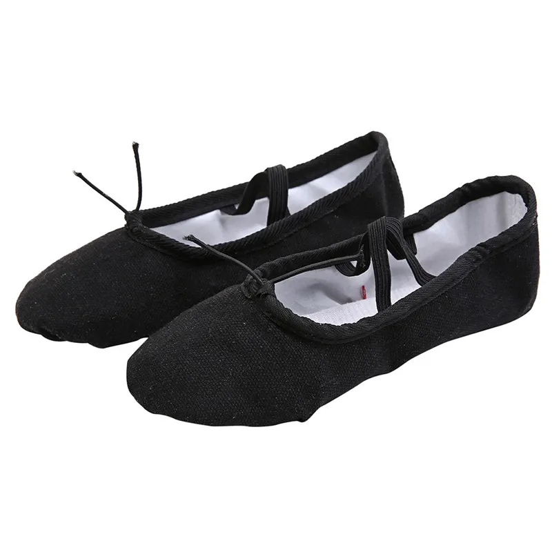 Women Dance Yoga Ballet Point Dance Shoes Fitness Gymnastics Soft Bottom Dance Shoes #2g29 (8)