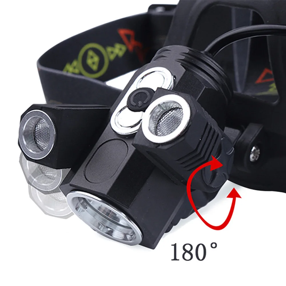T6 Cycling High Power LED Bicycle Headlight With Holder 4 Modes Bright Waterproof Lamp USB Charging Front Outdoor Sports Hiking