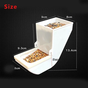 1pcs Bird Feeder Pet Bird Container Parrot Hanging Automatic Feeder Bird Feeder Starling Tiger Skin Peony.jpg