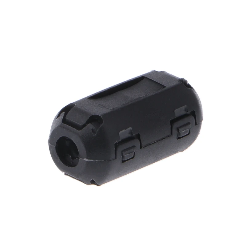 Black Clip-on Ferrite Ring Core RFI EMI Noise Suppressor Cable Clip For 3.5/5/7/9/13mm Cable