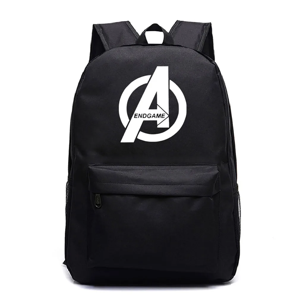 2021 New Disney Schoolbag Avengers Hero Backpack Black Cute Cartoon Breathable Wearable Student Schoolbag