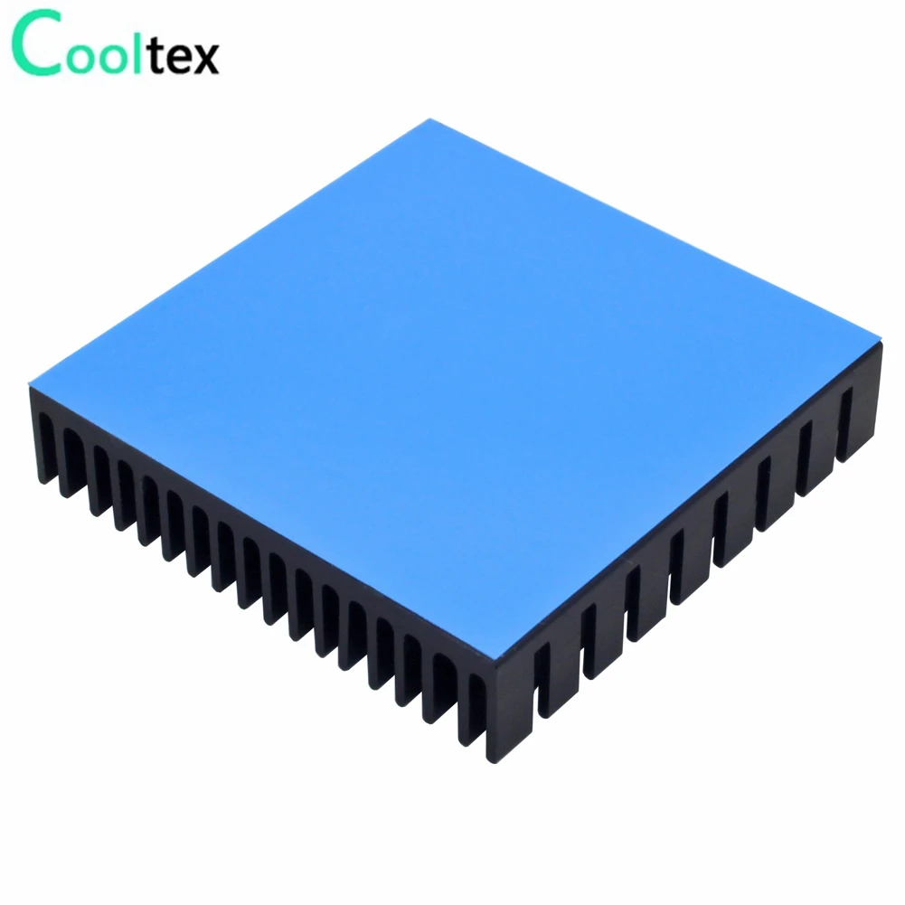 50PCS aluminium Rectangle CPU Dissipateur De Chaleur Radiateur Dissipateur de Chaleur Refroidissement fin 20x14x6mm