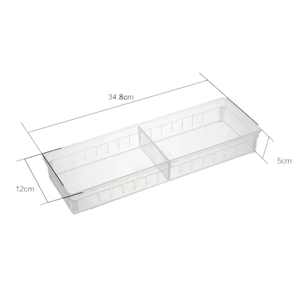 Контейнер для хранения Контейнер лотки для столовых приборов для выдвижных ящиков домашняя кухонная доска разделитель Регулируемый ящик для хранения косметический ящик#37
