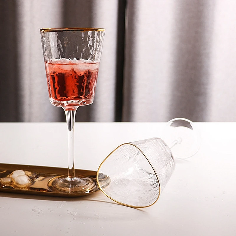 2 шт. Хрустальная прозрачная стеклянная чашка для вина розовый серый Кубок для шампанского бокалы чашки кухонные аксессуары для домашнего питья