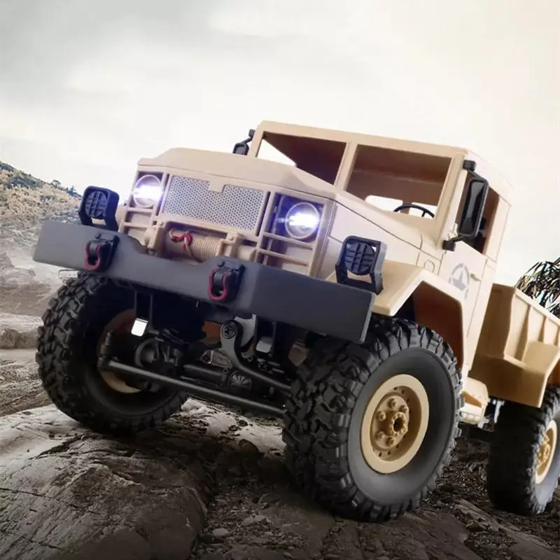 

WPL B-14 RC Truck Remote Control 4 Wheel Drive Climbing Off-Road Vehicle Toy 2.4G Army Toys Car Shape with Head Lighting DIY KIT