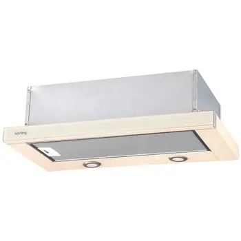 

Range hood with retractable screen Korting KHP 6617 GB