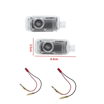 

2pcs Led Car Logo Light For Audi a1 a3 a4 a5 a6 a7 a8 Q3 Q5 Q7 TT R8 Door Ghost Shadow Laser Projector Light Emblem Accessories
