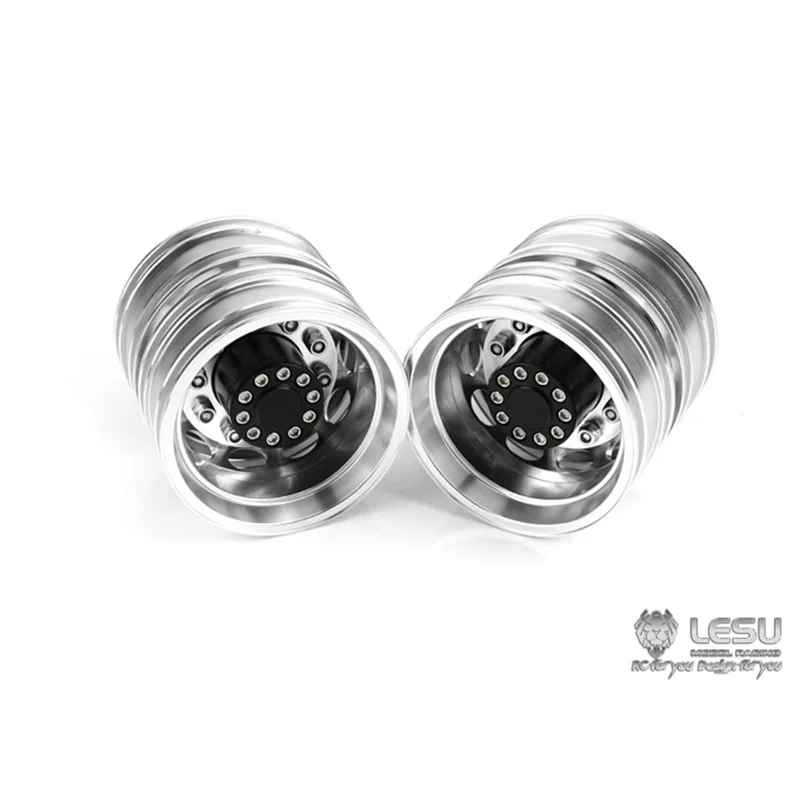 LESU Metal Rear Dual Wheel Hub for 1/14 Tractor Truck RC Tamiya Dumper | Игрушки и хобби
