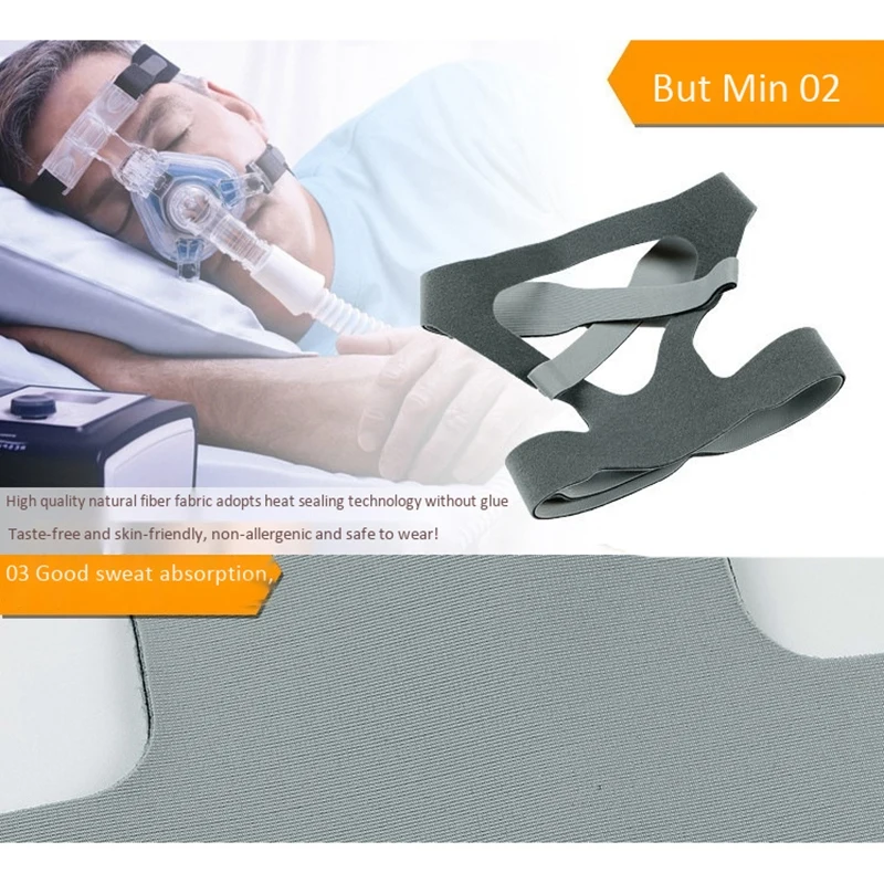 for ResMed Wellcome Ventilator Mask Headband Cpap Nasal Headgear Universal Headband - Famidy.com