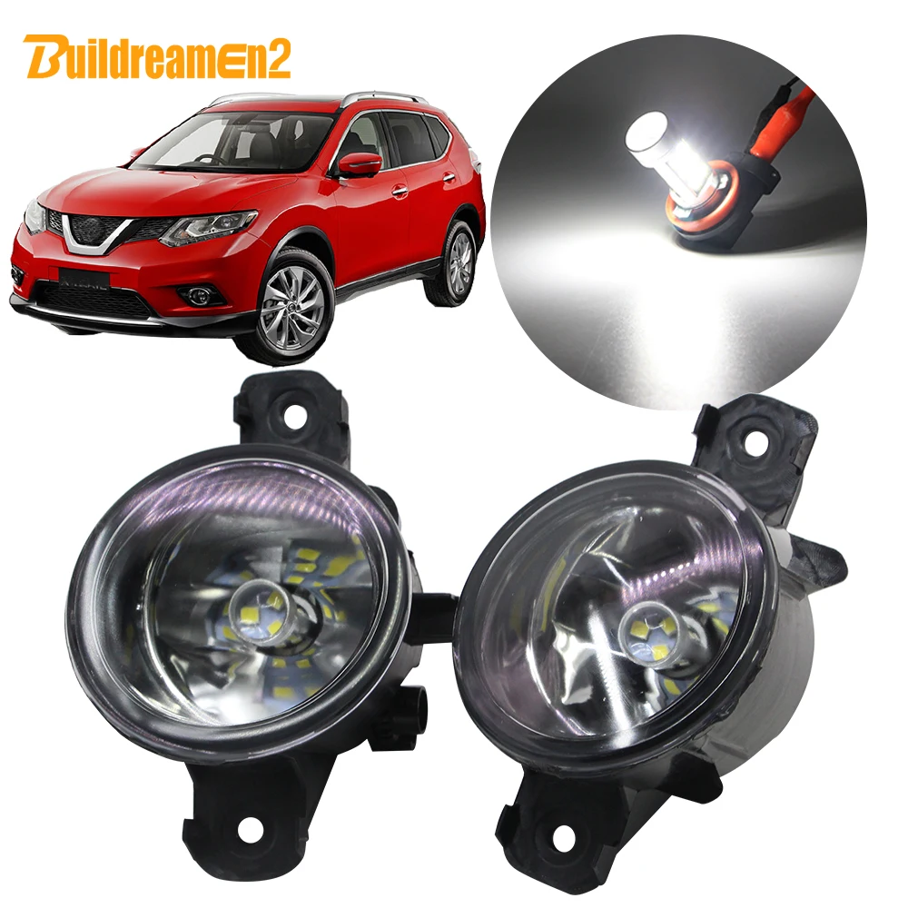 Buildreamen2 для Nissan X-Trail T30 автомобильный H11 противотуманный фонарь абажур + лампочка