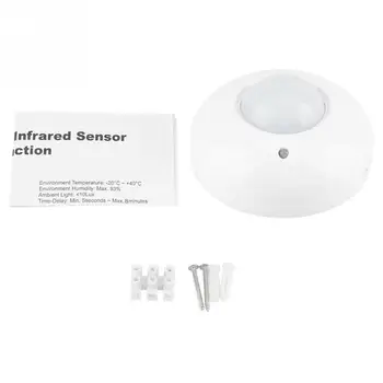 

Adjustable Body Motion Movement Ceiling Infrared Intelligent Control Sensor Detector Energy Saving Light Bulb Switch
