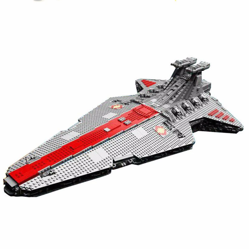 

New 6125pcs 81067 Plastic Block Star War UCS Republic Cruiser Assembling Insert Building Blocks Children Toys 05077