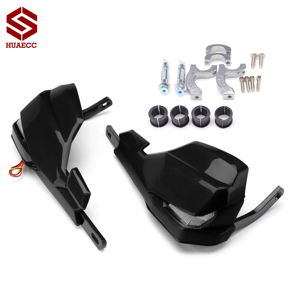 

22mm 28mm Motorcycle Hand Guards Handguard Protector with Turn Signal Light Motocross Scooter ATV Proguard Guard Gear