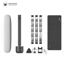 Wowstick 1f pro mini chave de fenda elétrica sem fio recarregável kit driver de parafuso de energia com luz led bateria de lítio operado