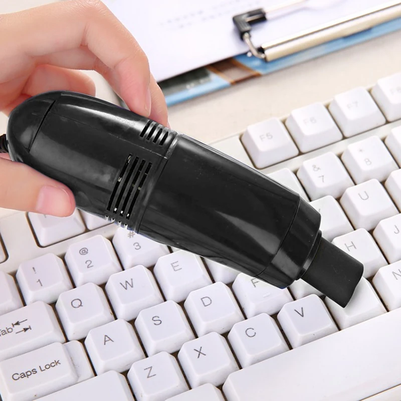 Mini Vacuum Cleaner USB Car Interior Air Vent Dust Cleaning Tool Brush Ki Collector Three heads Detachable | Автомобили и