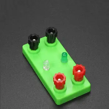 

Dual Light Emitting Diode Base Physical Science Experiment Teaching Tools Toy