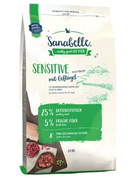 

Sanabelle sensitive with bird dry cat food 2 kg