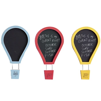 

HOT-Wooden Wall Hanging Message Board Retro Small Blackboard Shop Advertising Board