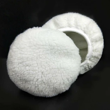 

Bonnet Polishing Pads Wheel 6pcs Buffer Tools Soft Wool For 7-8 Inch White Accessory