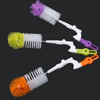 

Baby Bottle Brushes Foldable Handle Nipple Brushes Baby Feeding Bottle Cleaner Reusable Cup Brush Cleaning Tool Hand Nylon
