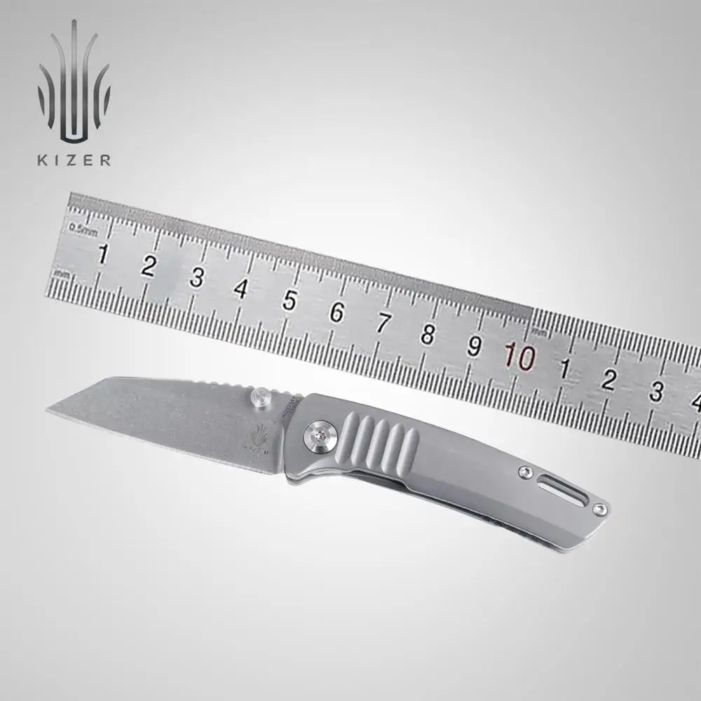 Kizer складной мини нож KI2531A1 Shard 2020 Новое S35VN стальное лезвие с титановой ручкой для