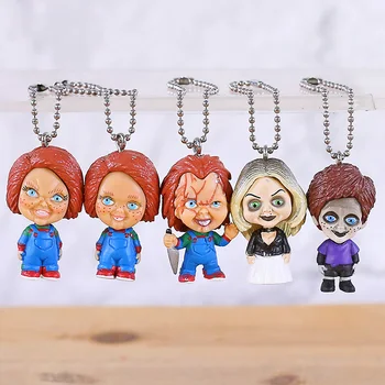 

Child's Play Chucky Tiffany Pendant Dolls Mini PVC Figure Figurine Toys Brinquedo 5pcs/set