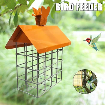 

Cage Birds Feeder Outdoor Hanging Strong Structure Easy to Clean Birds Suet Cake Feeder DC120