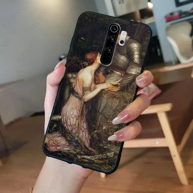 Art Painting The Birth Of Venus Phone Case for redmi note8pro note7 note5 note6pro 7 7A 8 8A Note8T Note9 note9s note9pro Cover xiaomi leather case handle Cases For Xiaomi