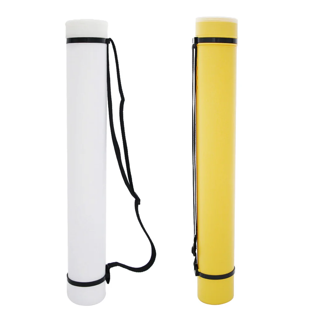 Telescopic Archery Arrow Back Quiver Tube Shoulder Strap Holder Case