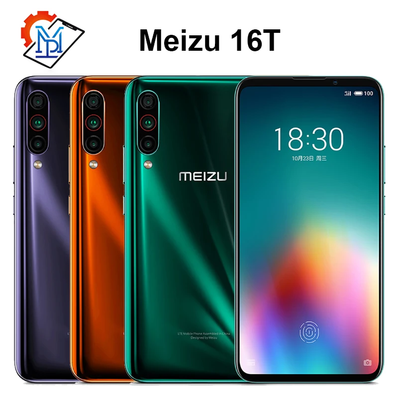 Оригинальный мобильный телефон Meizu 16T экран 6 5 дюйма ГБ ОЗУ 128 Гб ПЗУ Восьмиядерный