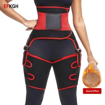 

EFKGH Unisex Neoprene Butt Lifter High Waist Slimming Belt Leg Shaper Thigh Trimmers Weight Loss Fat Control Panties Shapewear