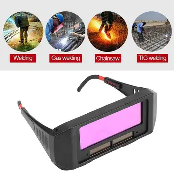 

Solar Powered Welding Glasses Auto Darkening Welding Mask Helmet Eye Goggle PAK55