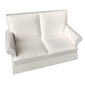 

1:12 Dollhouse Miniature Furniture Double-Seater Sofa Dollhouse Furniture Accessories