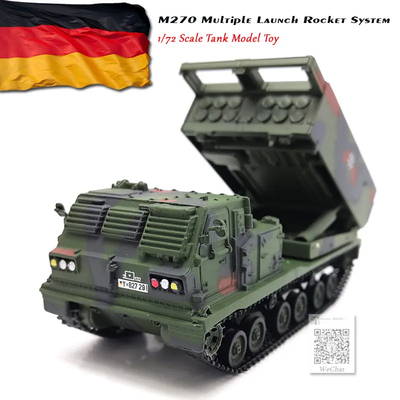 

5pcs/lot Wholesale Panzerkampf 1/72 Scale M270 Multiple Launch Rocket System Diecast Metal Tank Model Toy
