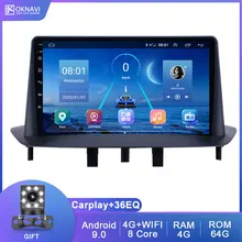 Android 9,0 Auto Radio Multimedia-Player Für Renault Megane 3 Fluence 2008-2014 Mit 4G WIFI DSP OBD carplay 2 Din Keine DVD-Radio