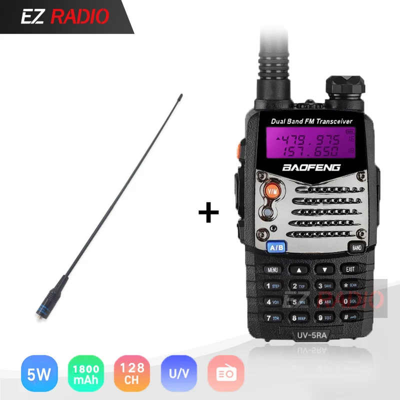 Портативная рация Baofeng UV-5RA портативная CB радио UV5RA 136-174 МГц и 400-520 МГц baofeng UV-5R обновление UV 5RA радиостанции UV5R - Цвет: B-Nogoya 771