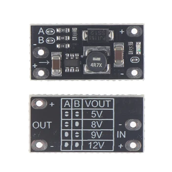 

Mini DC-DC Boost Step Up Converter 3.7V to 12V Voltage Regulator PCB Board Module can set 5V/ 8V/ 9V/12V