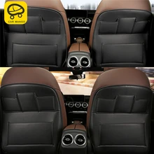 Карманго для Mersedes-benz A Class W177 V177, защита на заднюю часть сиденья автомобиля, кожаный анти-удар, коврик, аксессуары для интерьера