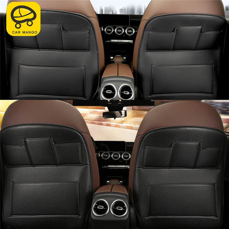 CarManGo for Mersedes-benz A Class W177 V177 2019 Car Seat Back Protector Cover Leather Anti-kick Mat Pad Interior Accessories