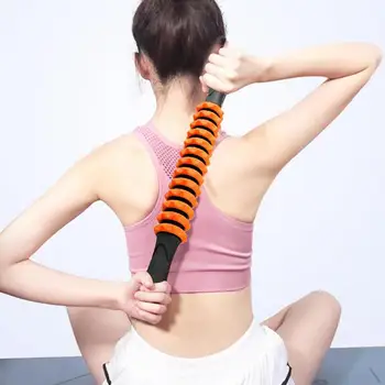 

45cm Yoga Muscle Pain Relieve Massager Roller Rod Acupoint Body Massage Stick Abnehmen Anti Cellulite Massage Muscle Roller Bein