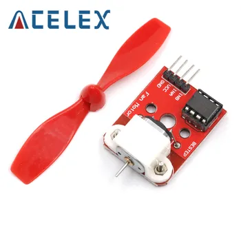 

5V L9110 Fan Motor Module Fan Propeller Firefighting Robot For Arduino DIY