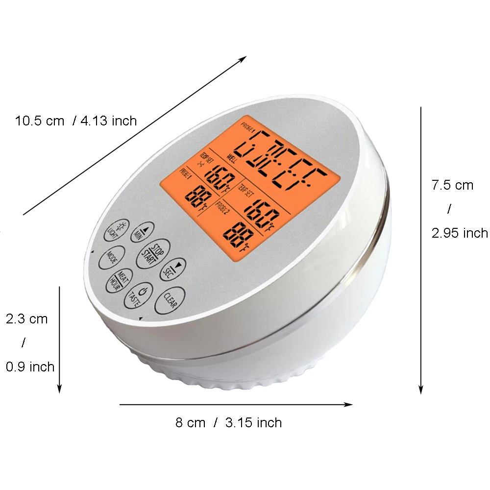 Kaufen Haushalt Digitale Küche Lebensmittel Kochen Steak Fleisch Grill BBQ Thermometer Backofen Raucher Drahtlose Temperatur Monitor instant lesen