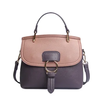 

Classic Color Clash Bags PU Leather Handbag Cross-body Bags For Women Ladies Purse High Quality Designer Shoulder Bags Fashion
