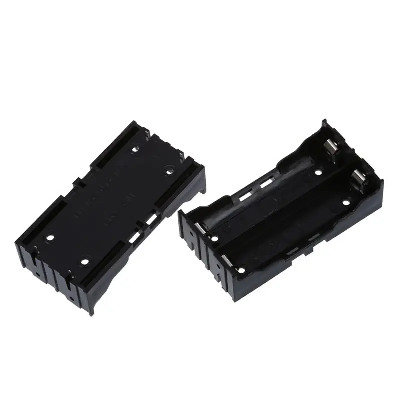 5 шт Черный Пластик 2x3 7 V 18650 Аккумуляторы 4 Pin Батарея держатель чехол|Светодиодные