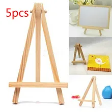 Деревянная Свадебная настольная подставка для карт дисплей держатель 5 шт./компл. мини художника деревянный мольберт вечерние украшения