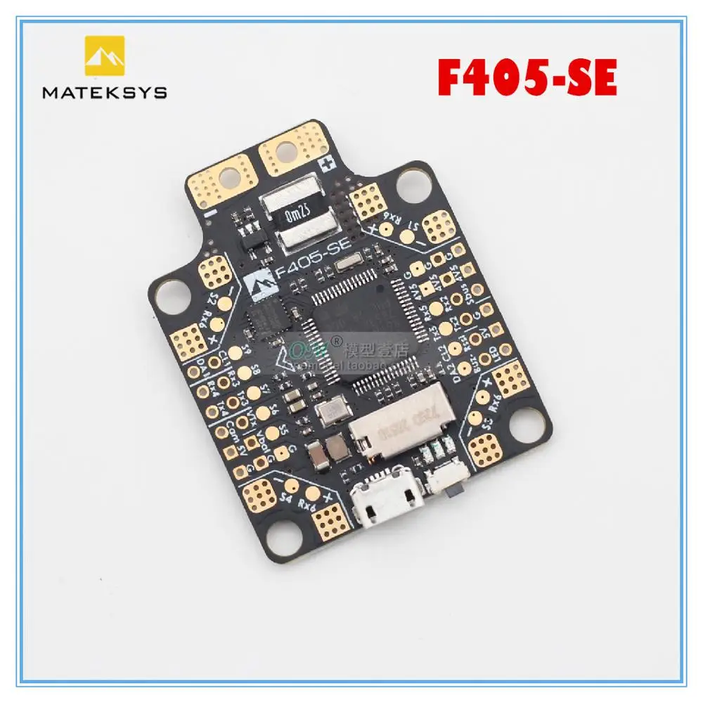 Matek Systems F405 SE f405se Контролер полетов STM32F405RET6/ MPU6000 / DPS310/ OSD SD слот 6x UART/2x I2C 9x pwm выходы