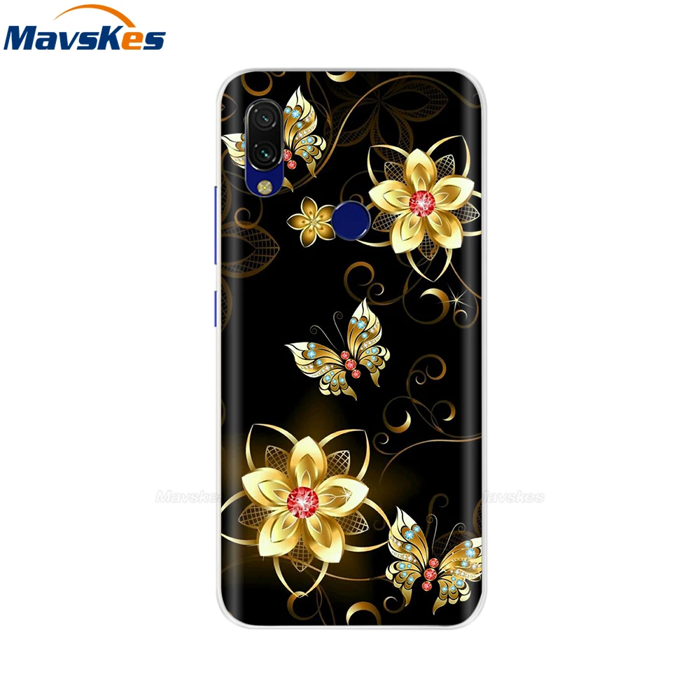 22 Мягкий силиконовый чехол для Xiaomi Redmi 7A 7 A, чехол с рисунком из ТПУ, задняя крышка для телефона, чехол для Xiaomi Redmi 7 7A, бампер Couqe - Цвет: 22